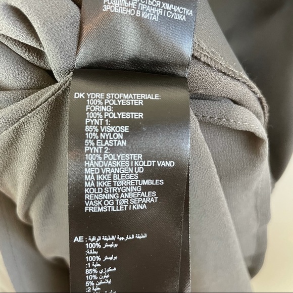 • Reiss • Myla Waisted Dress Midnight Meadow Grey - Picture 11 of 16